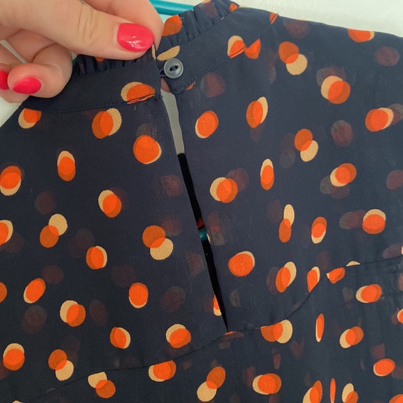 MAEVE Anthropologie TankTop Blouse Navy Size 4 - Picture 7 of 10